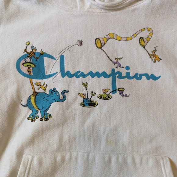 Champion Dr. Seuss Oh the Places You'll Go Reverse Weave Hooded Sweatshirt - Picture 7 of 15